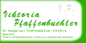 viktoria pfaffenbuchler business card