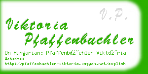 viktoria pfaffenbuchler business card